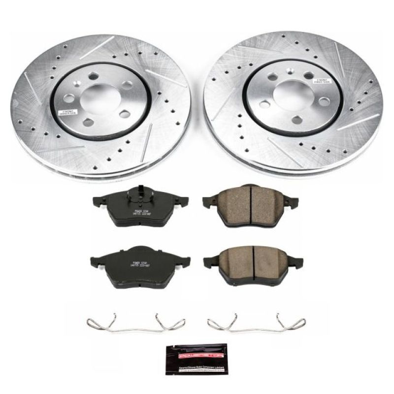 PowerStop Power Stop 96-99 Volkswagen Golf Front Z23 Evolution Sport Brake Kit