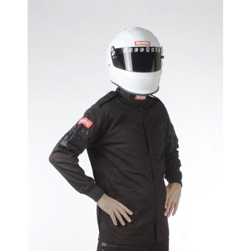 RaceQuip Black SFI-1 1-L Jacket – Large