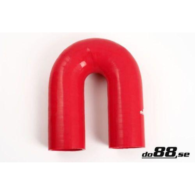Silicone Hose Red 180 degree 1” (25mm)