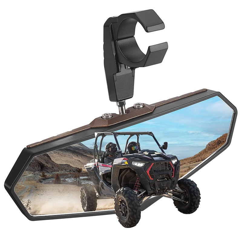 UTV Rear View Mirror for 1.6″-2″ Roll Bar Cages by Kemimoto