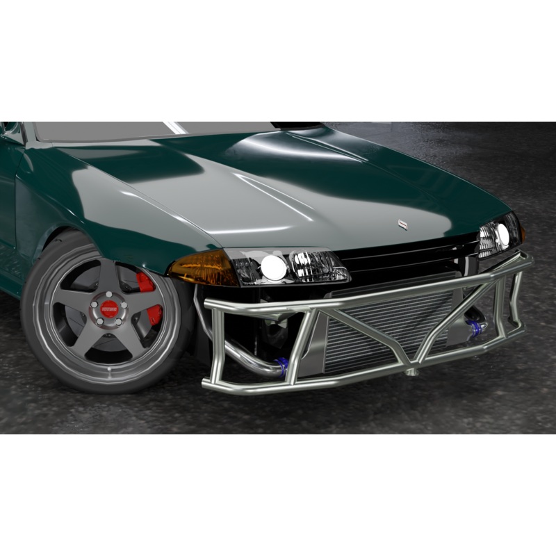True Focus Fabrication – Nissan R32 Skyline – Front Dual Row Bash Bar