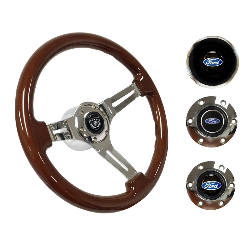 1970-79 Ford Ranchero Steering Wheel Kit | Mahogany Wood | ST3011