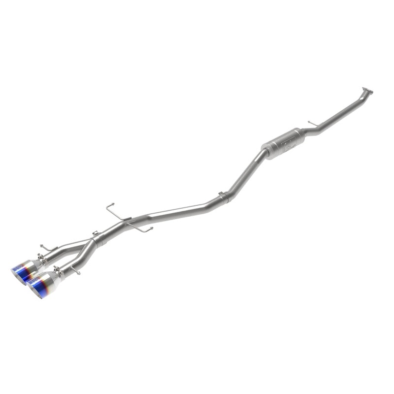 aFe Takeda 2.5in 304SS Cat-Back Exhaust System 17-20 Honda Civic SI Coupe L4-1.5L (t) – BL Flame Tip