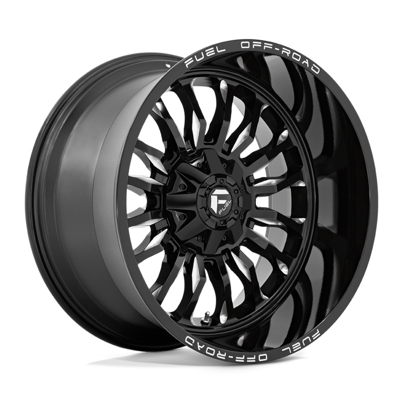 Fuel Wheels D795 ARC 22″ 5×114.3/5×127 Gloss Black Milled