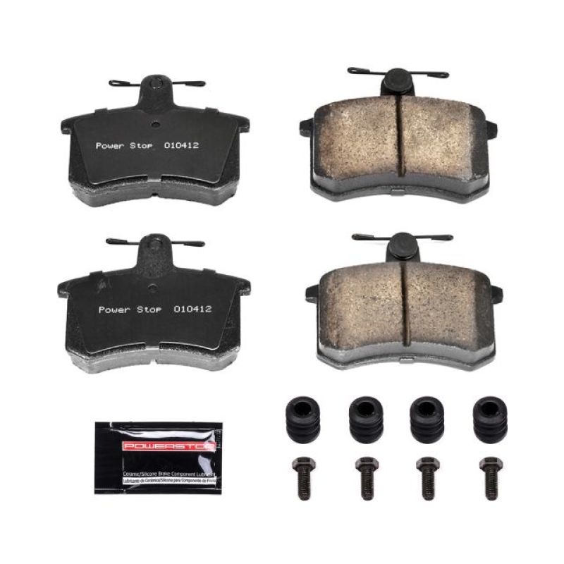 PowerStop Power Stop 88-92 Audi 80 Rear Z23 Evolution Sport Brake Pads w/Hardware