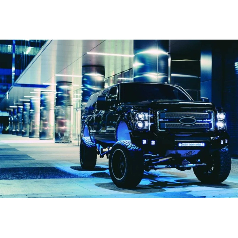 Rigid Industries Rigid Radiance Pods – Amber Backlight / Surface / Black Housing / Pair (RIG20204)