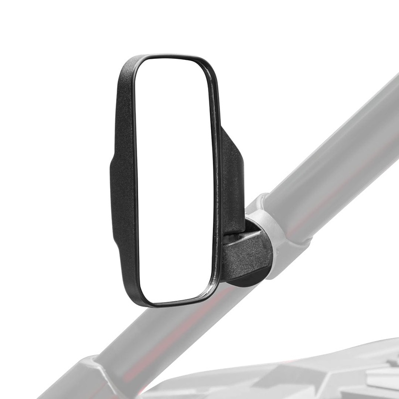 UTV 1.75″ /  2″ Side View High Impact Convex Mirror by Kemimoto