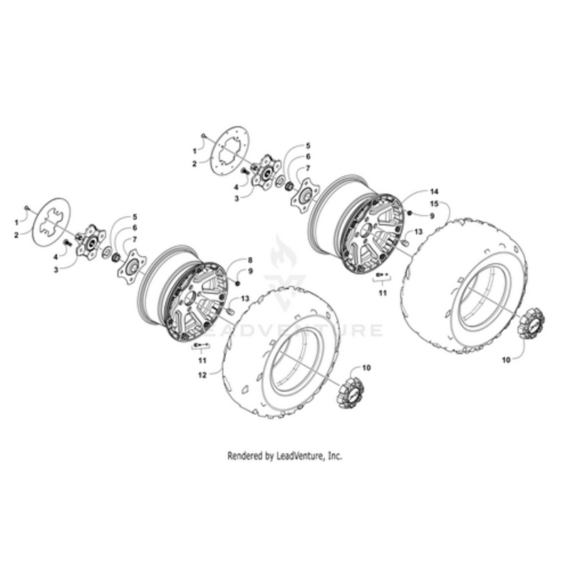 Front Wheel – (Inc. 9-10) by Arctic Cat