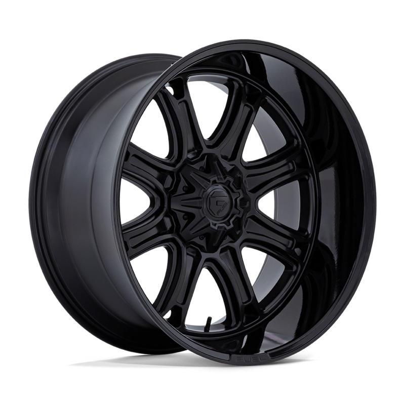 Fuel Wheels Darkstar 20″ 5×127/5×139.7 Matte Black With Gloss Black Lip