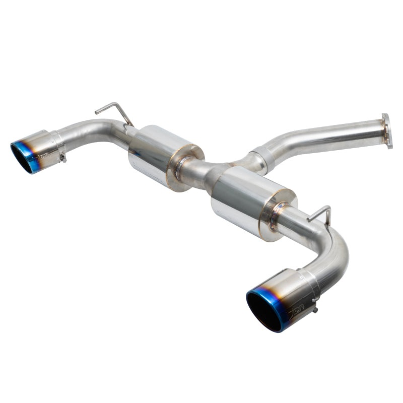 Injen 19-22 Hyundai Veloster N L4 2.0L Turbo Performance SS Axle Back Exhaust System – Burnt Ti Tips