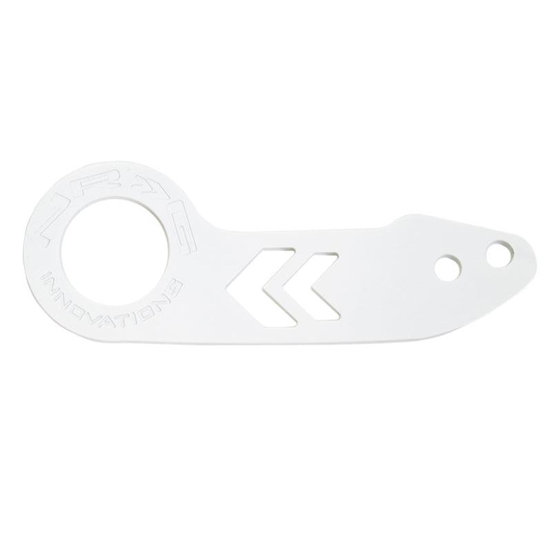 NRG Universal Rear Tow Hook – White Powder Coat