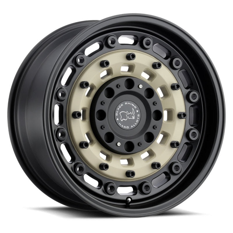 20×12.0 Black Rhino Arsenal Sand On Black Wheel