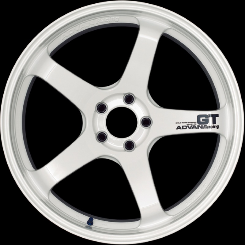 Advan Yokohama GT 18×9.5 / +12MM / 5-114.3 – Racing White