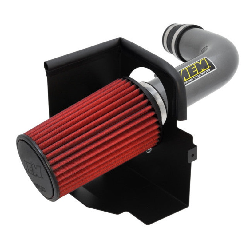 AEM Brute Force Short Ram Intake 2007-2011 Jeep Wrangler 3.6L V6 (Gunmetal Gray)