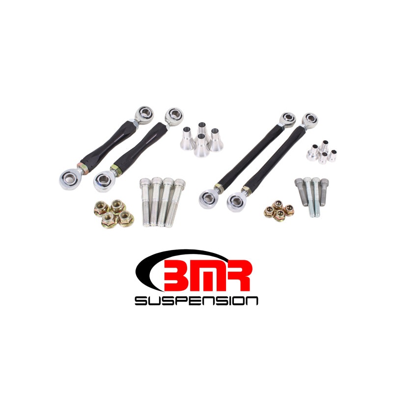 BMR 08-17 Challenger Front and Rear Sway Bar End Link Kit – Black