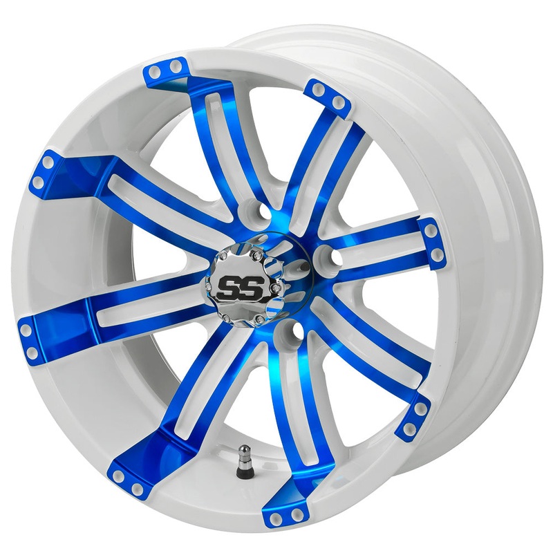 LSI 14″ Casino White & Blue Wheel