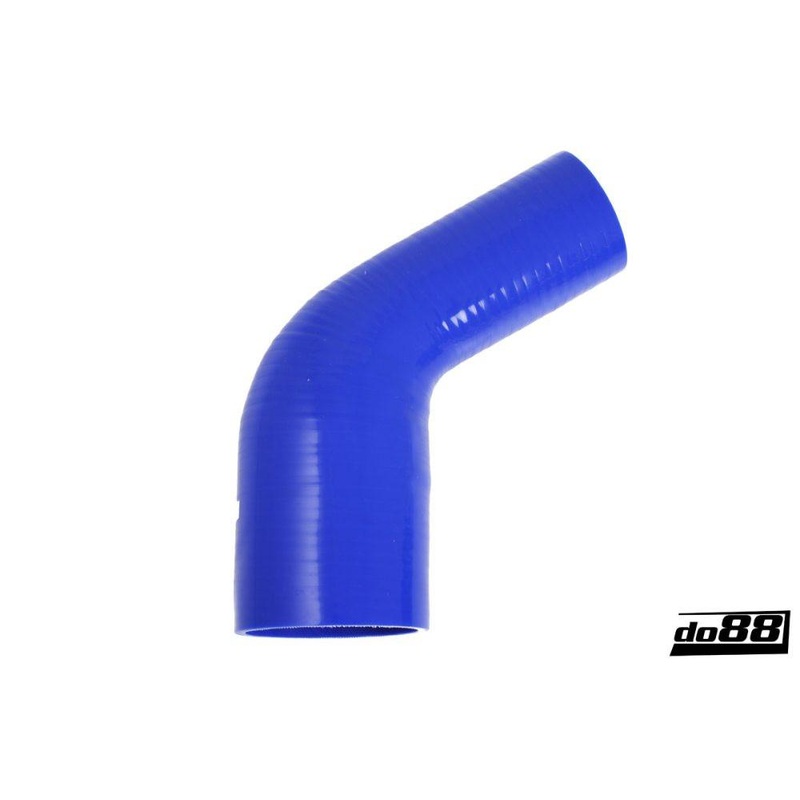 Silicone Hose Blue 60 degree 2,5 – 3,25” (63-83mm)