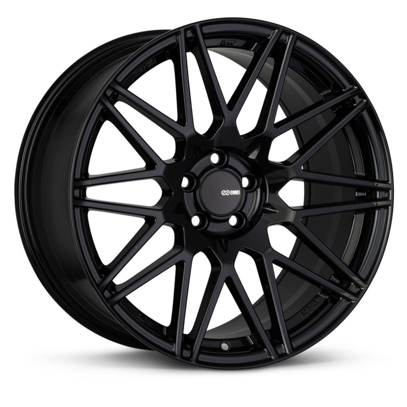 18×8.5 Enkei TMS Gloss Black / 5×112 / 45mm / 72.6mm