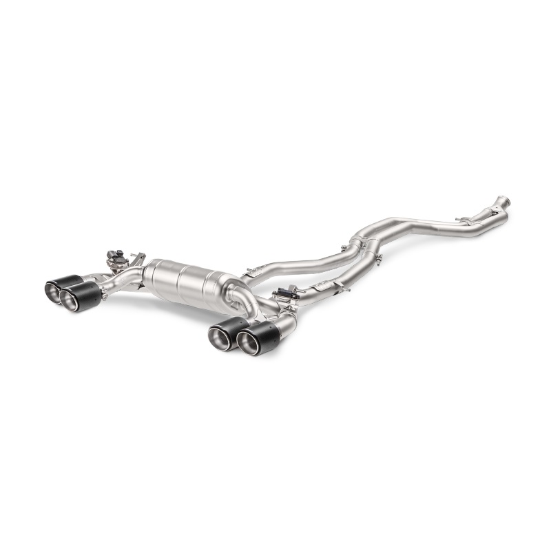Akrapovic 16-17 BMW M2 F87 (Excl M2 Competition) Evolution Line Cat Back (Titanium) w/Carbon Tips
