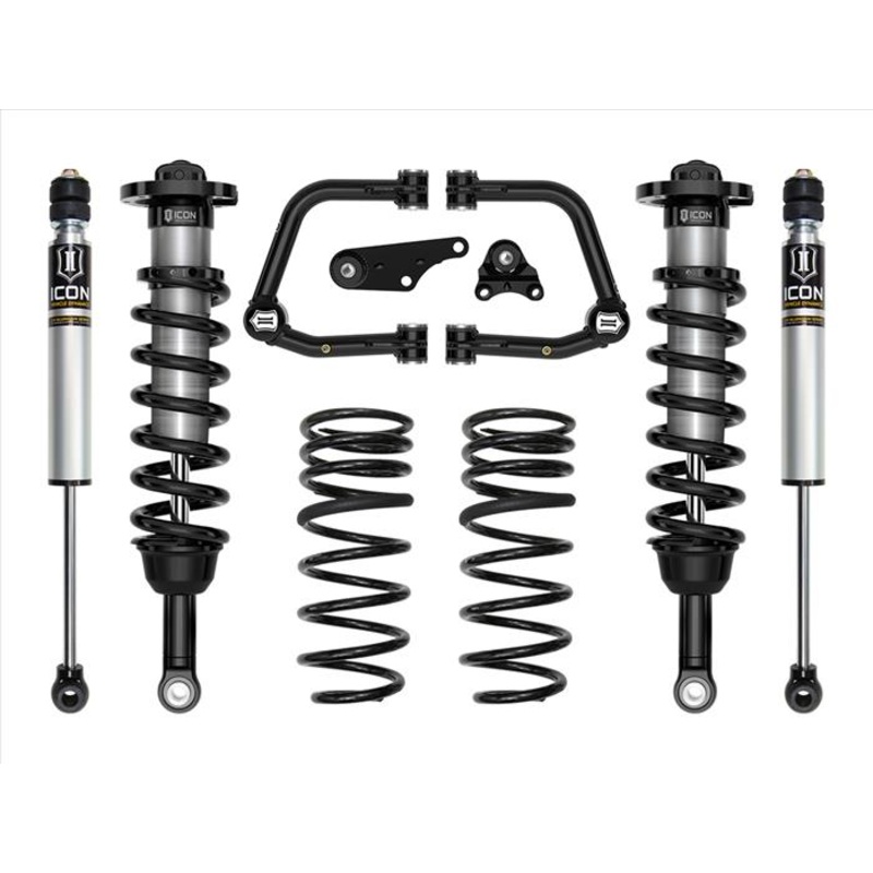 Icon 2024 Toyota Tacoma 1.25-3in Stage 2 Tubular Suspension System w/ Triple Rate Springs