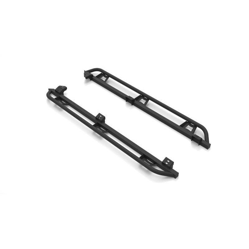 N-Fab Trail Slider Steps 16-20 Toyota Tacoma Crew Cab All Beds – SRW – Textured Black