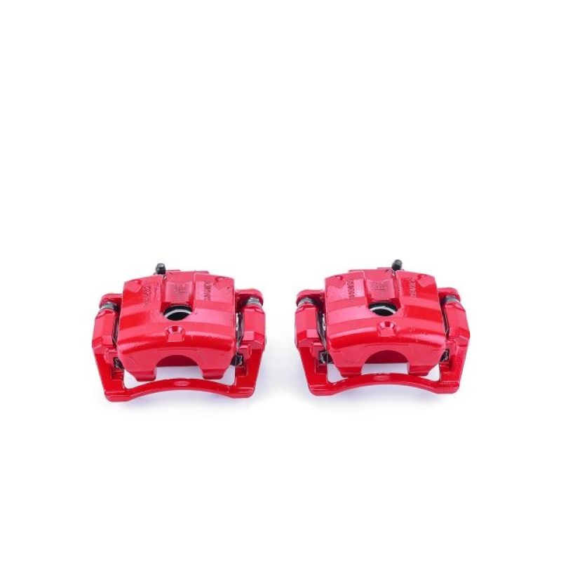 Power Stop 08-09 Cadillac CTS Rear Red Calipers w/Brackets – Pair
