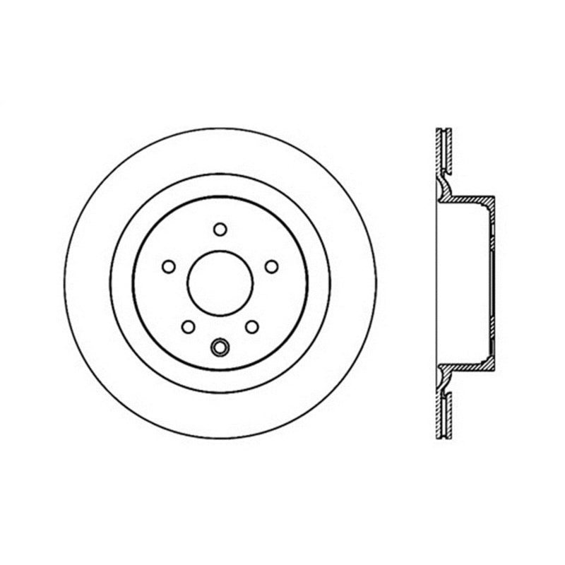 StopTech Nissan 370z / Infiniti G37 SportStop Drilled Rear Right Rotor