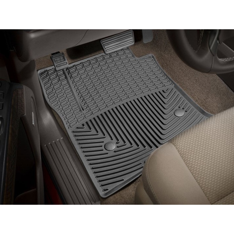 WeatherTech 22-23 Tundra | Incl. 2022 Tundra Hybrid Front Rubber Mats – Black | W611