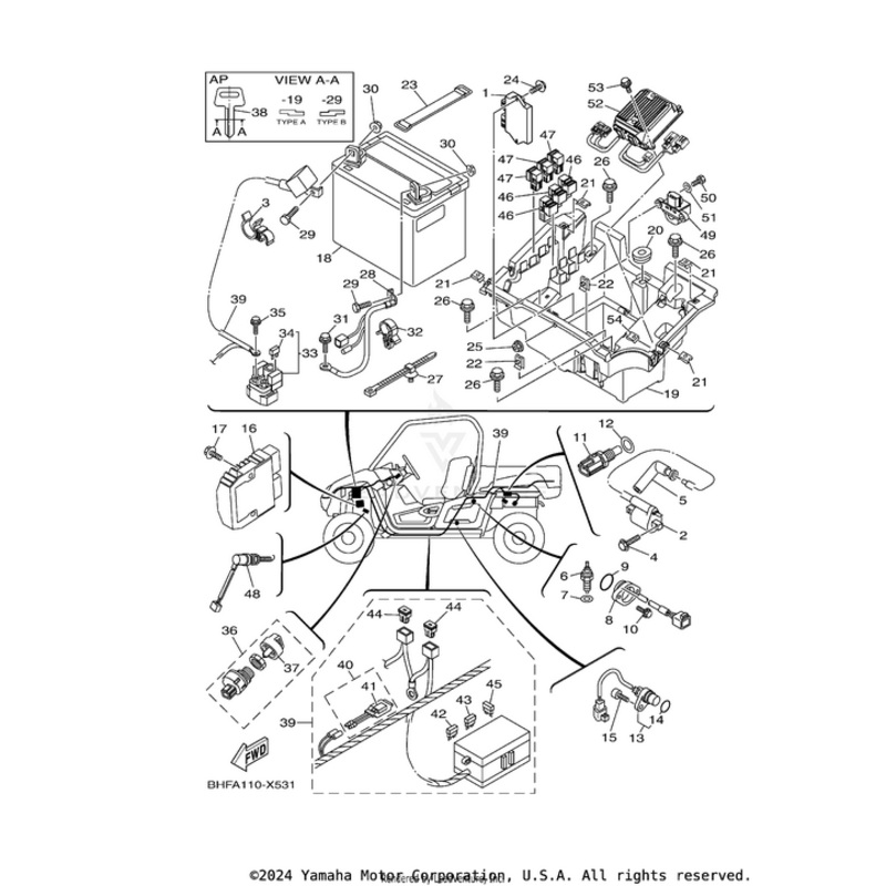 Neutral Switch Assembly by Yamaha