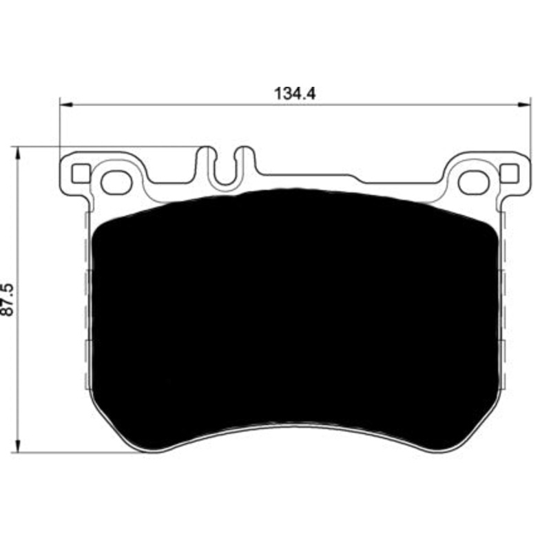 Porterfield Brake Pads for 2016 MERCEDES-BENZ SL550