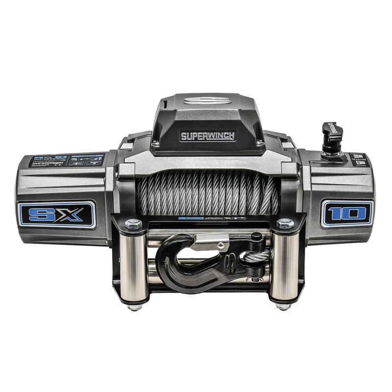 Superwinch 10000 LBS 12 VDC 3/8in x 85ft Wire Rope SX 10000 Winch