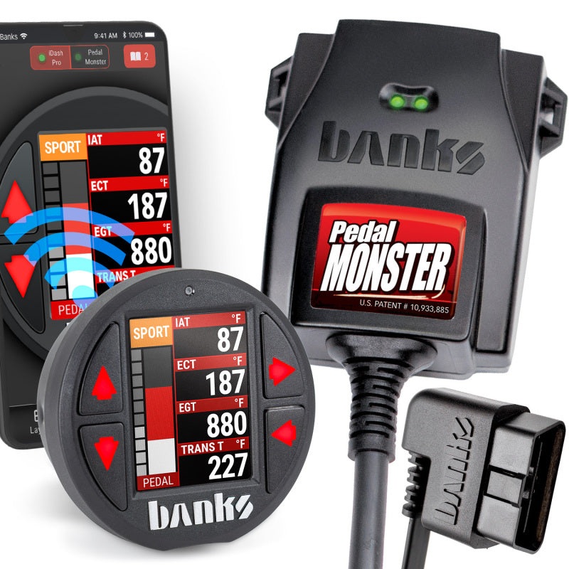 Banks Power Pedal Monster Kit Aptiv GT 150 6 Way w/iDash Pro 07.5-19 Chevy 2500/3500 6.6L