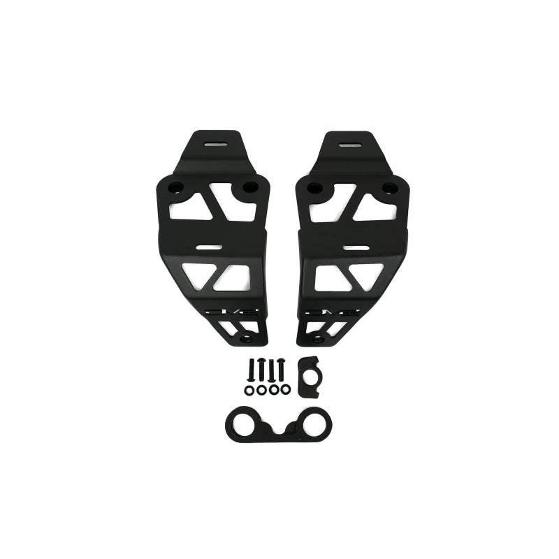 DV8 Offroad 20-22 Jeep JL 392/ Jeep JT Mojave Edition Dual Pod Light Mounts