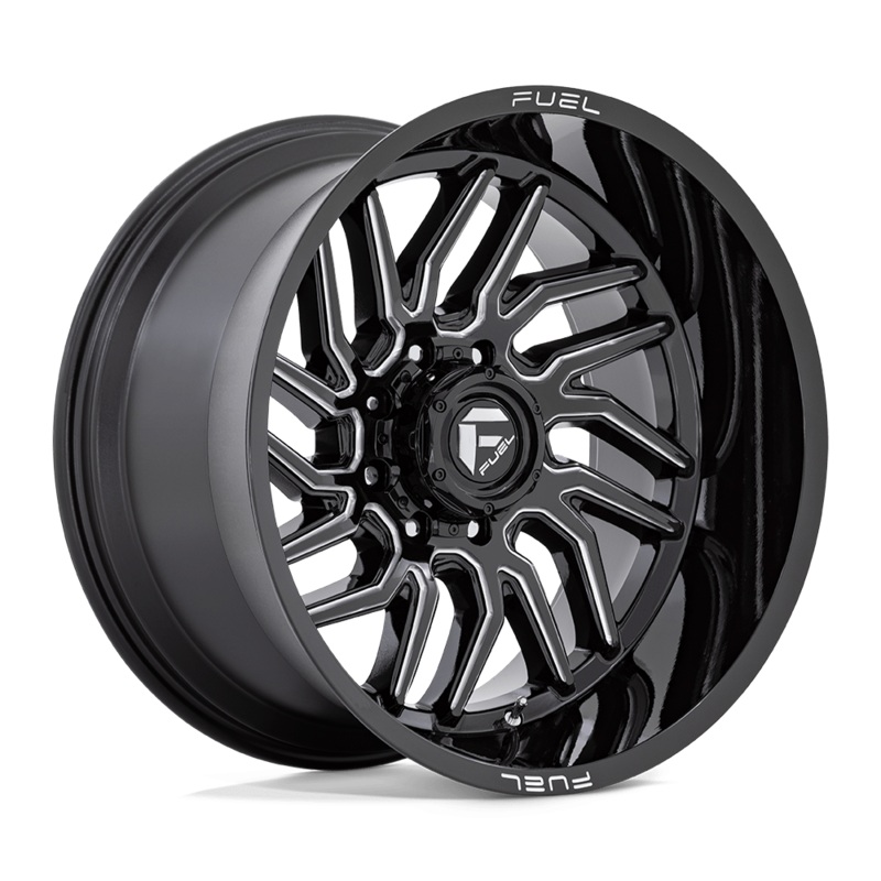 Fuel Wheels D807 Hurricane 22″ 5×127 Gloss Black Milled