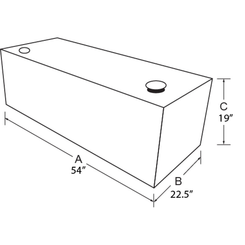 Tradesman Aluminum Rectangular Liquid Storage Tank (98 Gallon Capacity) – Brite