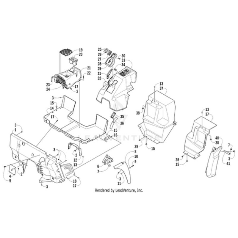 Warning Decal – Console by Arctic Cat