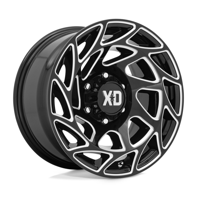 XD Wheels XD860 Onslaught 17″ 6×139.7 Gloss Black Milled