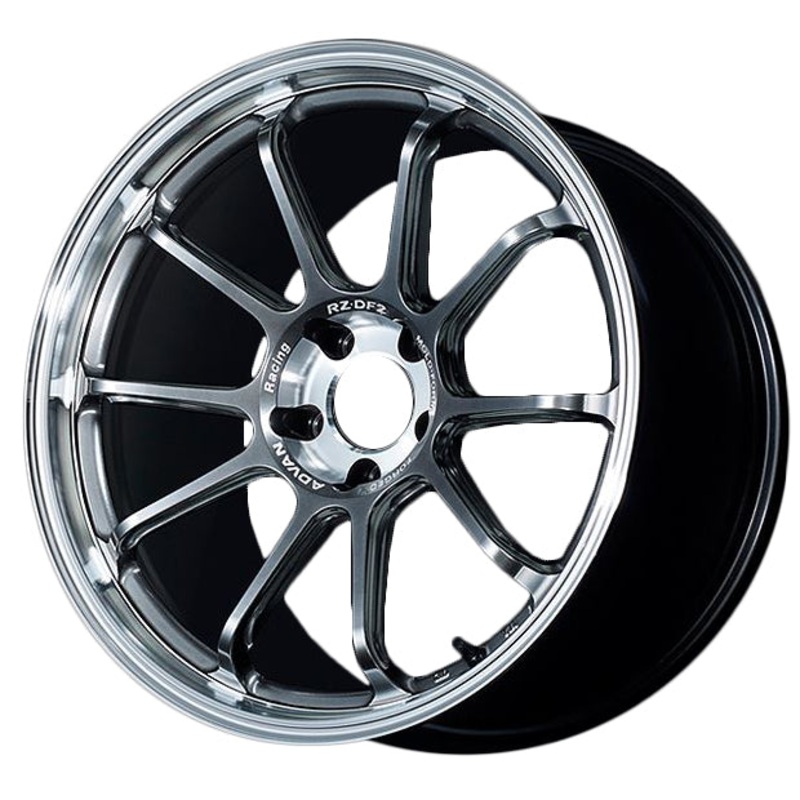 Advan RZ-DF2 Wheel – 20×9.0 +40 | 5×114.3 | Diamond Cut & Hyper Platinum Black