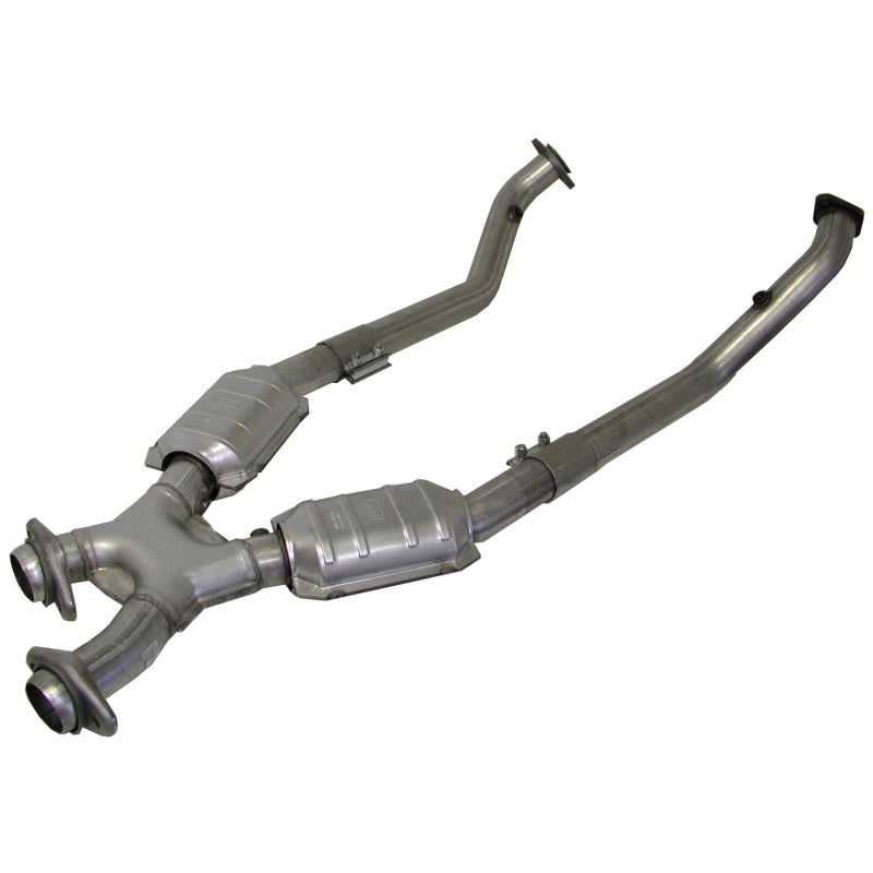 BBK 86-93 Mustang 5.0 High Flow X Pipe With Catalytic Converters – 2-1/2