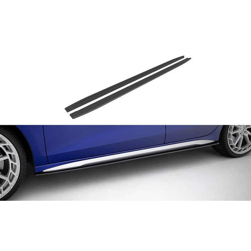 Maxton Design Street Pro Side Skirts Diffusers – Audi A3 S-Line Sedan / S3 Sedan 8Y Facelift