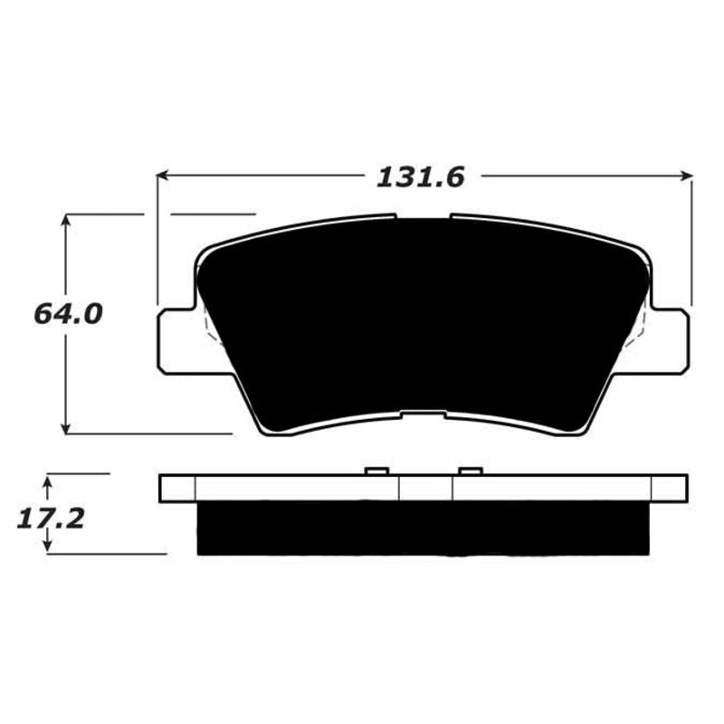 Porterfield Brake Pads for 2012 KIA OPTIMA EX