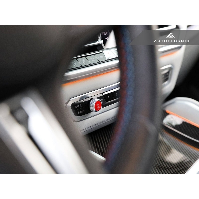 AutoTecknic Bright Red Audio Volume Button – G01 X3 | G02 X4 LCI