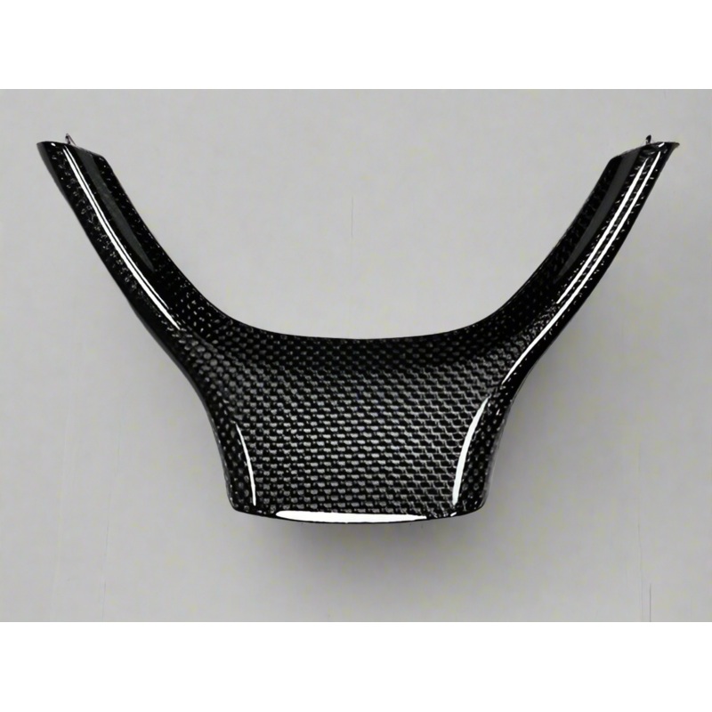 AutoTecknic Carbon Fiber Steering Wheel Trim – F07/ F10/ F11 5-Series MSport & M5 Pre-LCI | F06/ F12/ F13 6-Series | F01/ F02 7-Series