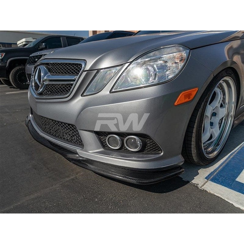 RW Carbon Godhand Style Carbon Fiber Lip Spoiler – Mercedes / E350 / E550