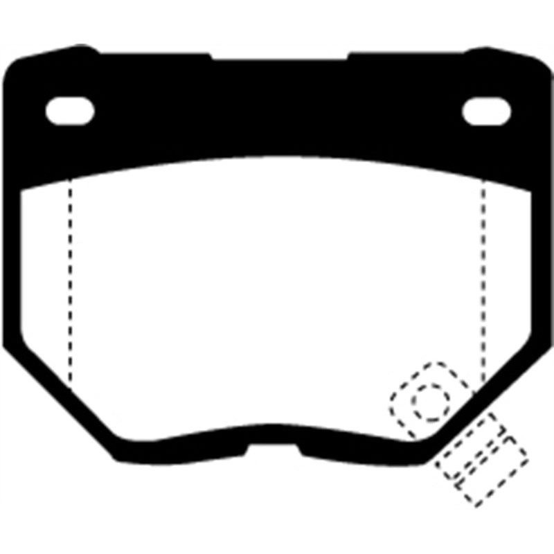 EBC 89-95 Nissan Skyline (R32) 2.6 Twin Turbo GT-R Yellowstuff Rear Brake Pads