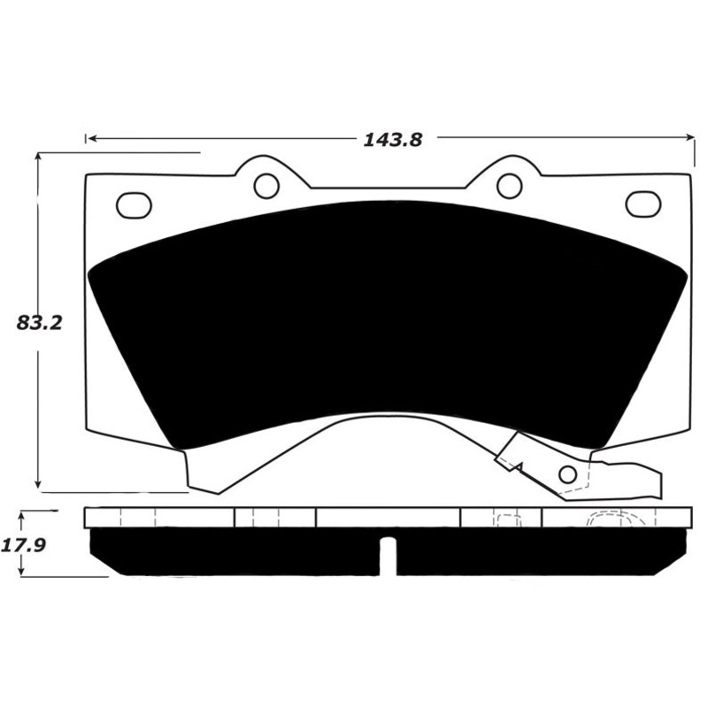 Porterfield Brake Pads for 2012 TOYOTA LANDCRUISER
