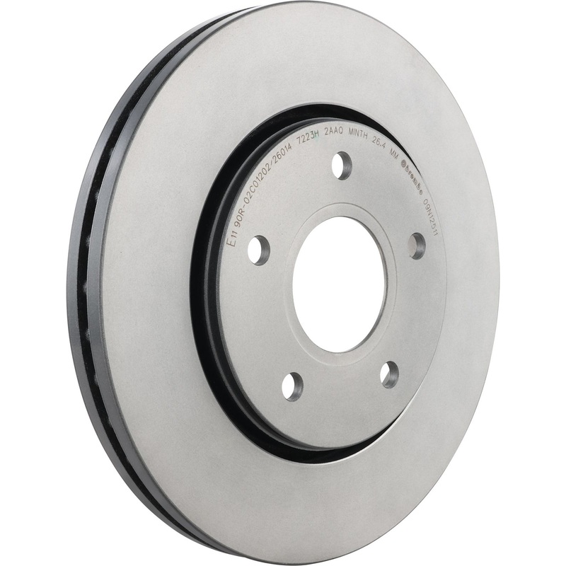 PRIME UV Coated Front Disc Brake Rotor – 09.N125.11