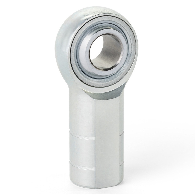 QA1 MHFL12 MH Series 3 Piece Alloy Rod End 12mm Bore M12X1.75 LH Female Thread