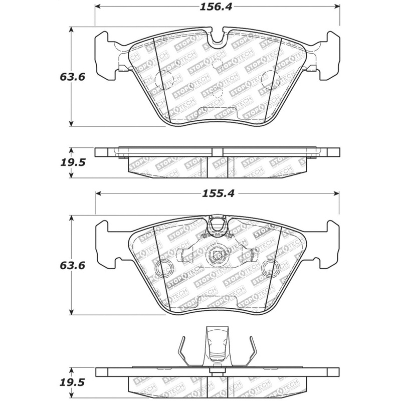 StopTech Performance 06-09 BMW M3/Z4 (E86/E89) Front Brake Pads