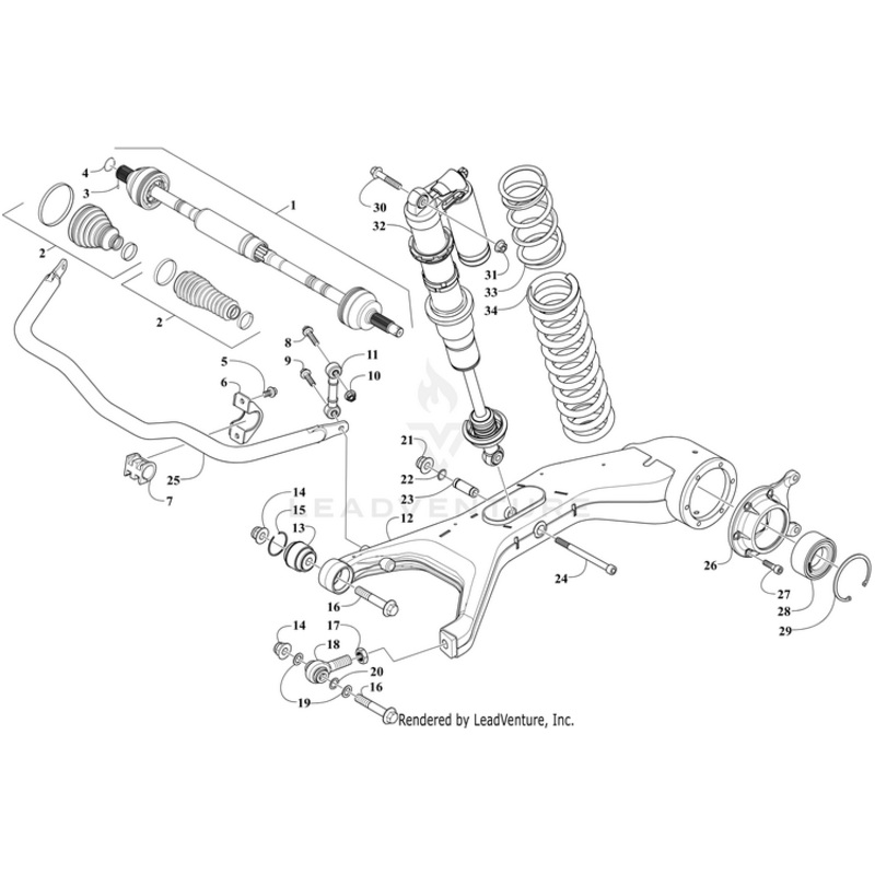 Washer,Thrust 17.17 Id X 24.41 Od. By Arctic Cat